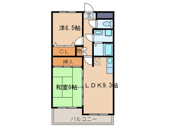 メゾンドイリスの物件間取画像